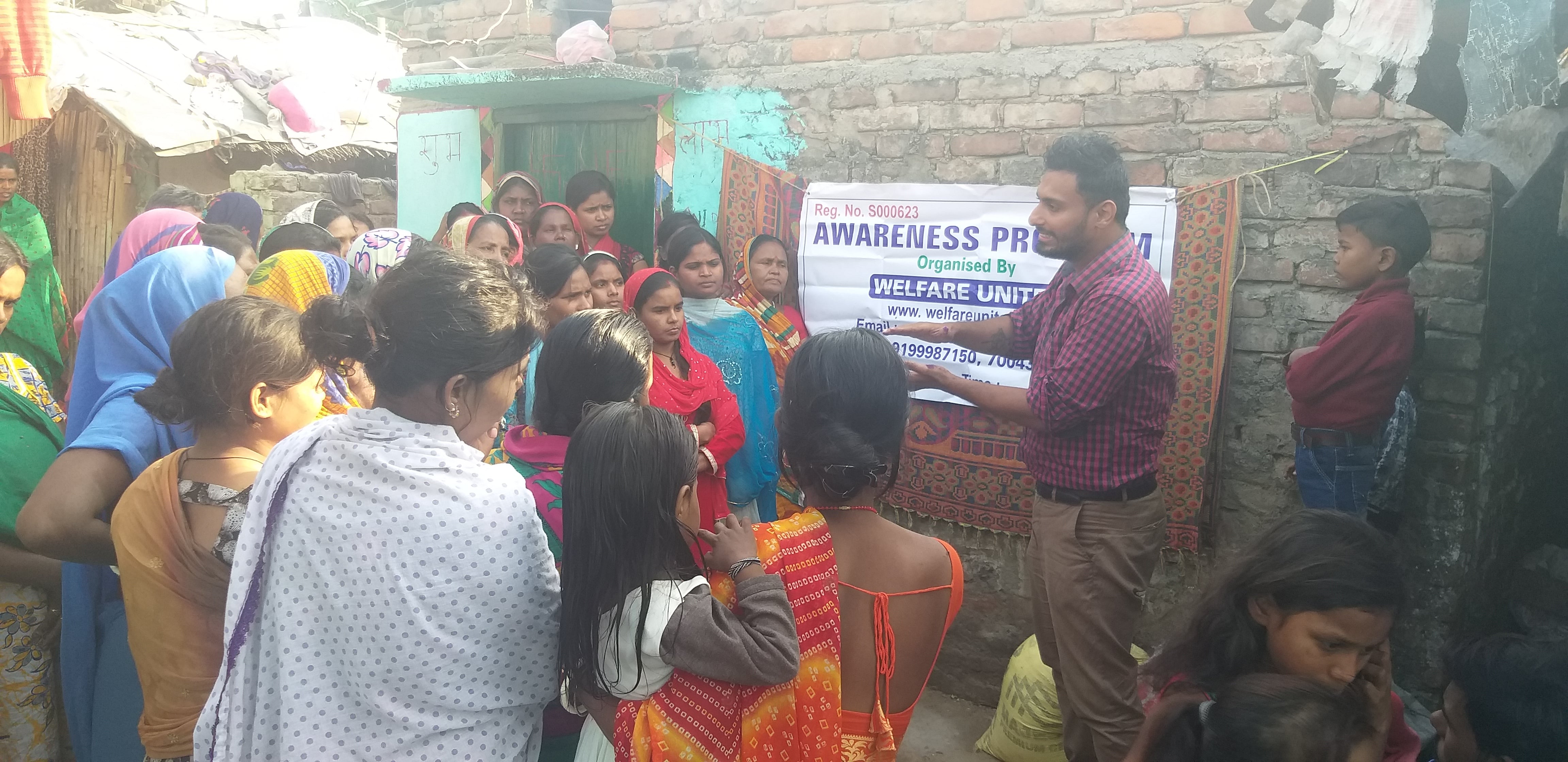 Awareness program at Kamla Nehru Nagar for women health and child nutrition