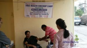 Free health checkup camp on world diabetes day