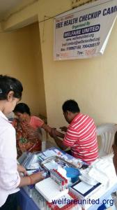 Free health checkup camp on world diabetes day