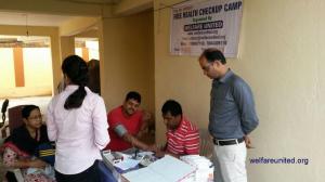 Free health checkup camp on world diabetes day