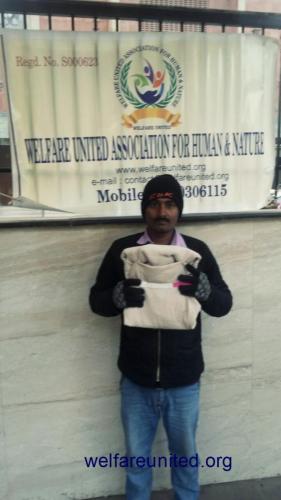 woolen clothes distribution near sai mandir