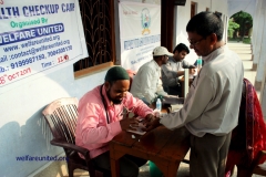 health check up organised by welfare united