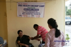 Free health checkup camp on world diabetes day